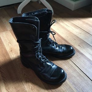 Vintage Corcoran Combat Boots, Military, Punk